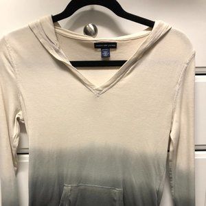 American Living long sleeve top with hood, XS